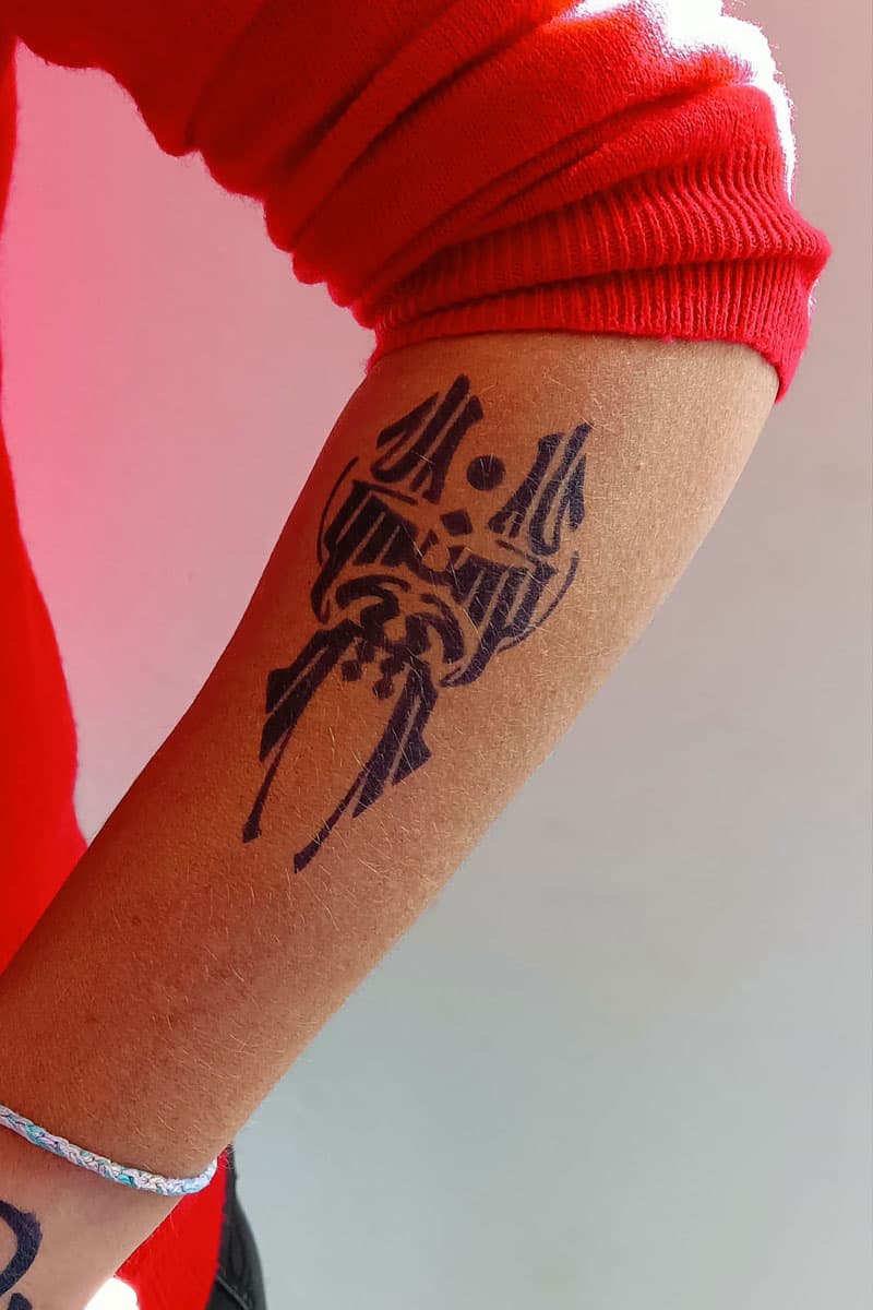 Tatouage Jagwa motif ornemental — encre végétale 100% naturelle